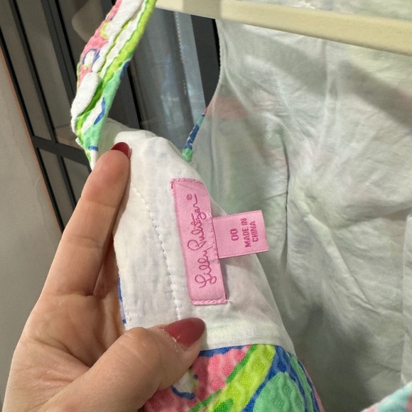 Lilly Pulitzer Delia Conch Republic Lace embroidered Pique Shift Dress preppy - Picture 6 of 10